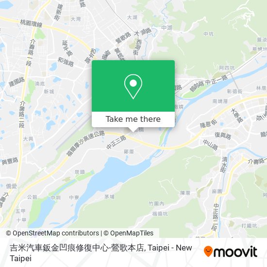 吉米汽車鈑金凹痕修復中心-鶯歌本店地圖