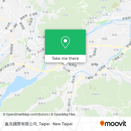 鑫兆國際有限公司 map