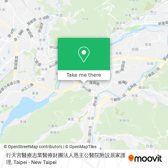 行天宮醫療志業醫療財團法人恩主公醫院附設居家護理 map