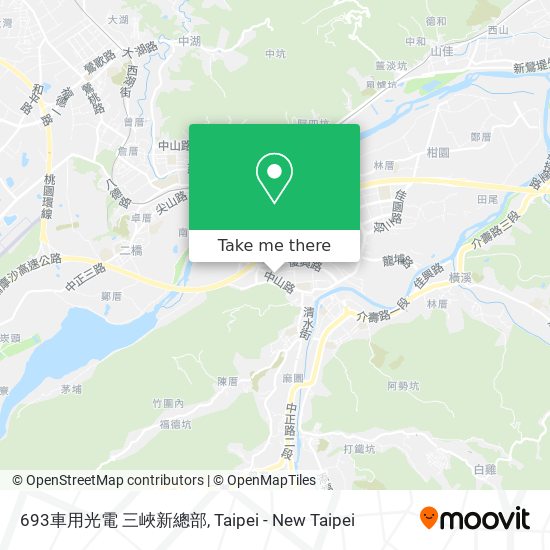 693車用光電 三峽新總部 map