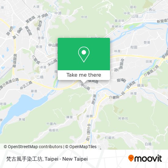 梵古風手染工坊地圖