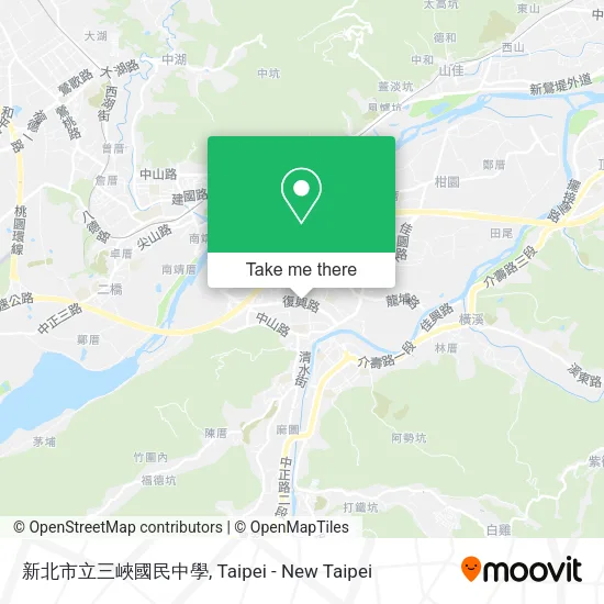 新北市立三峽國民中學 map