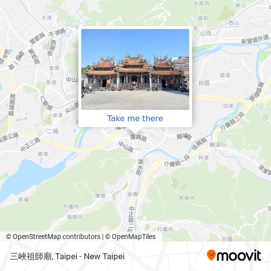 三峽祖師廟 map