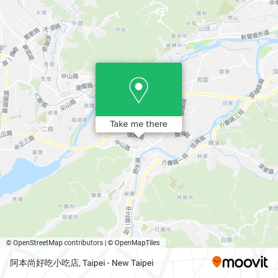 阿本尚好吃小吃店 map