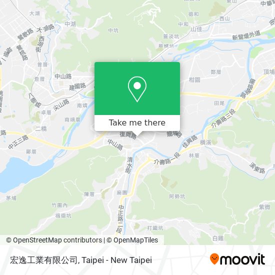 宏逸工業有限公司地圖