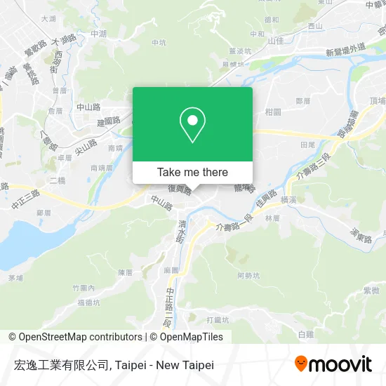 宏逸工業有限公司 map