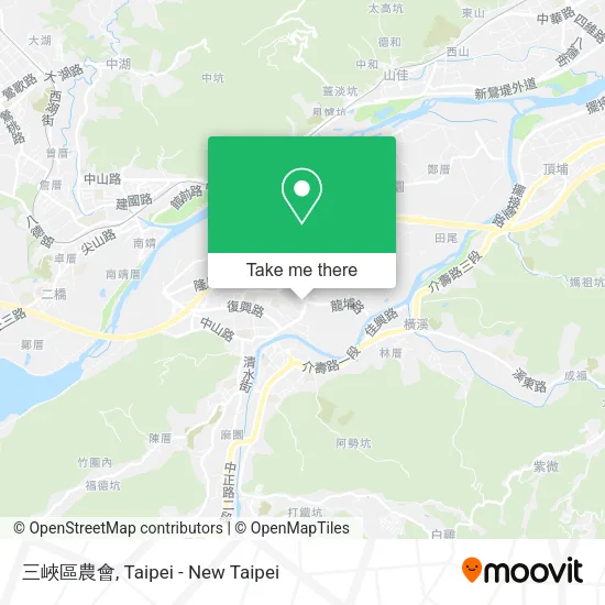 三峽區農會 map