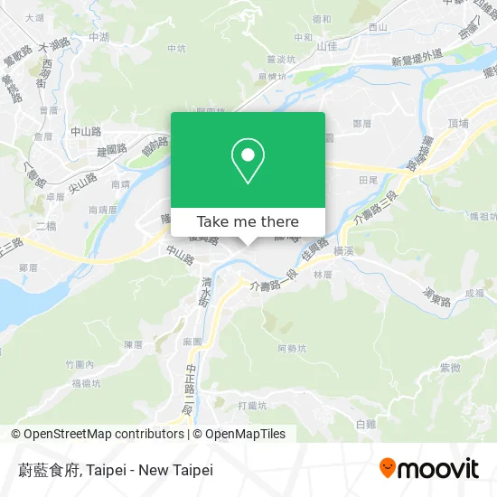 蔚藍食府 map