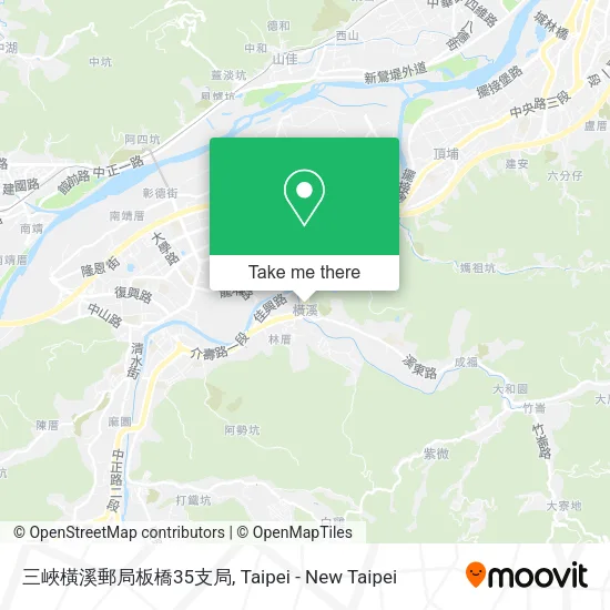 三峽橫溪郵局板橋35支局 map