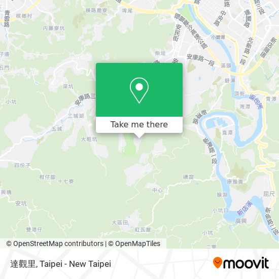 達觀里 map