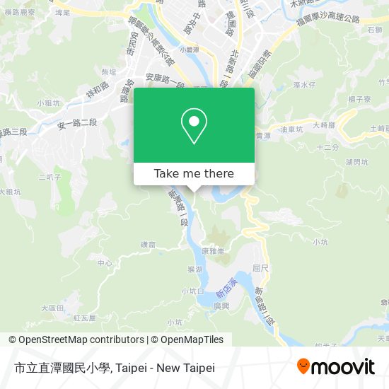 市立直潭國民小學 map