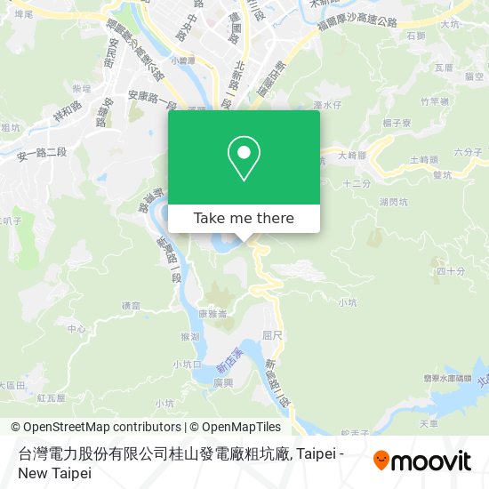 台灣電力股份有限公司桂山發電廠粗坑廠 map