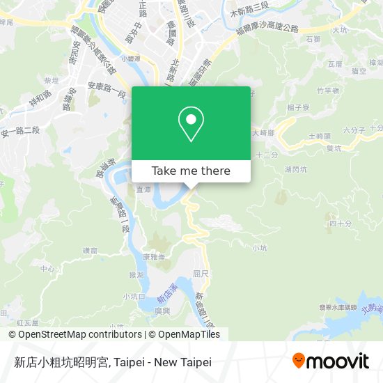 新店小粗坑昭明宮 map