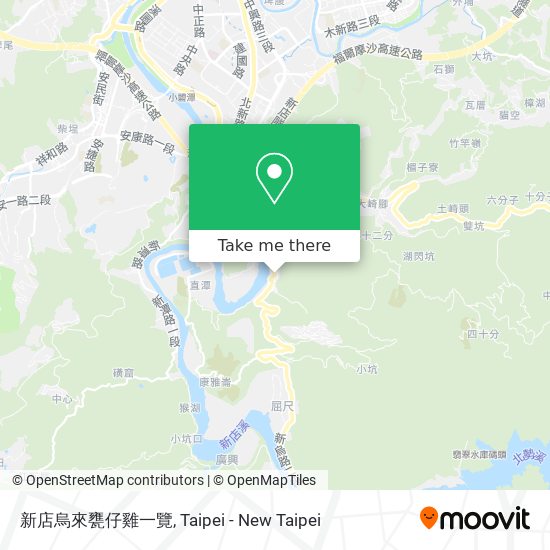 新店烏來甕仔雞一覽 map