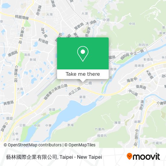 藝林國際企業有限公司地圖