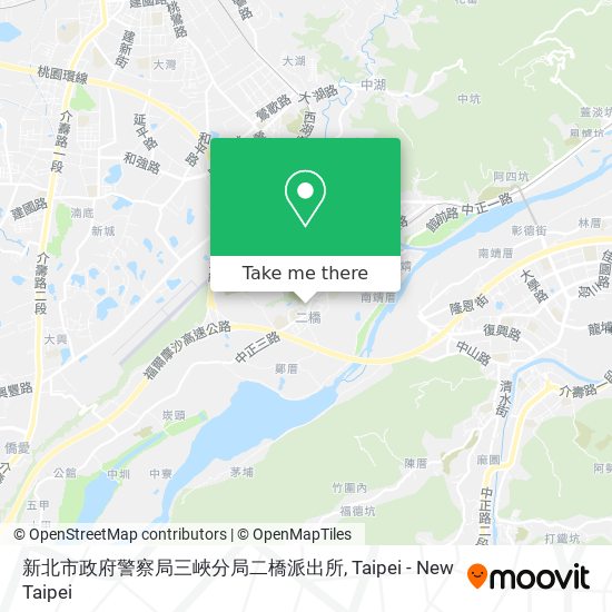 新北市政府警察局三峽分局二橋派出所 map