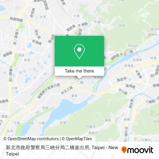 新北市政府警察局三峽分局二橋派出所 map