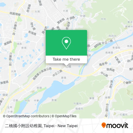 二橋國小附設幼稚園地圖