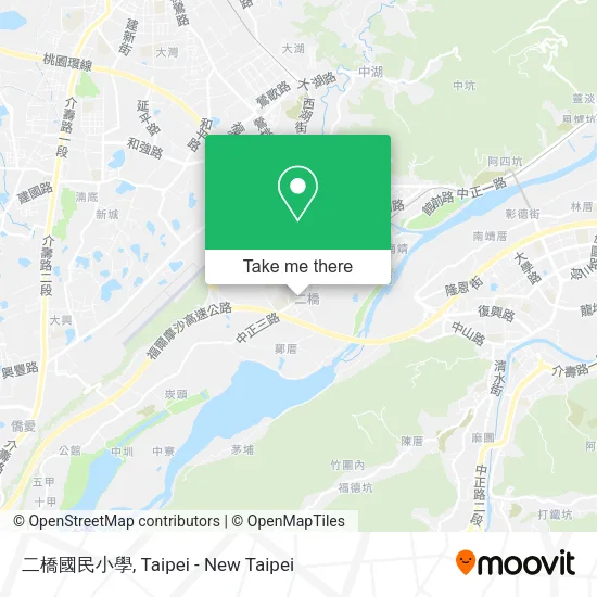 二橋國民小學地圖