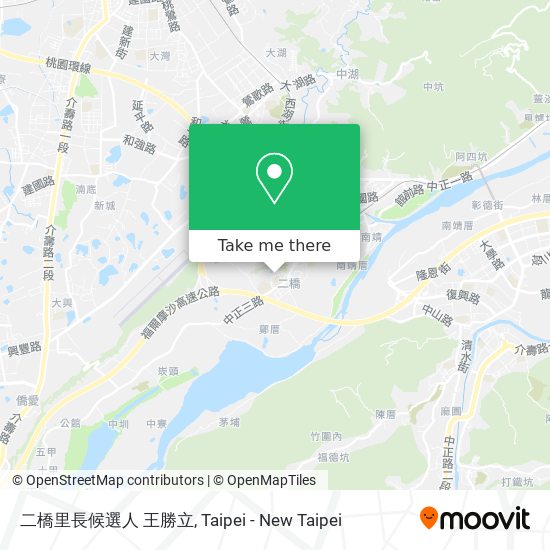 二橋里長候選人 王勝立 map