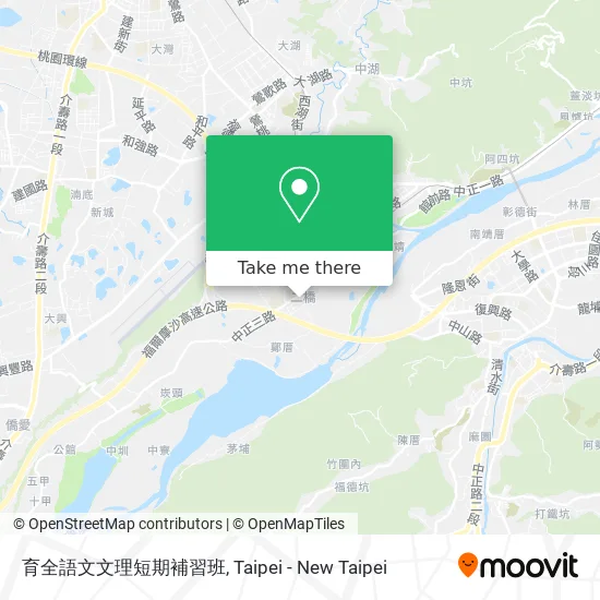 育全語文文理短期補習班地圖