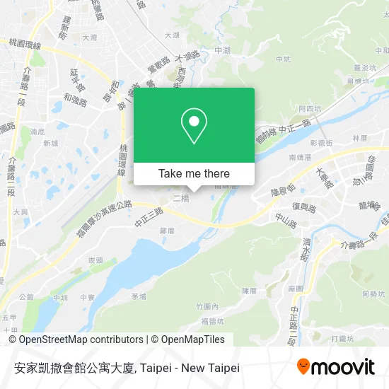 安家凱撒會館公寓大廈地圖
