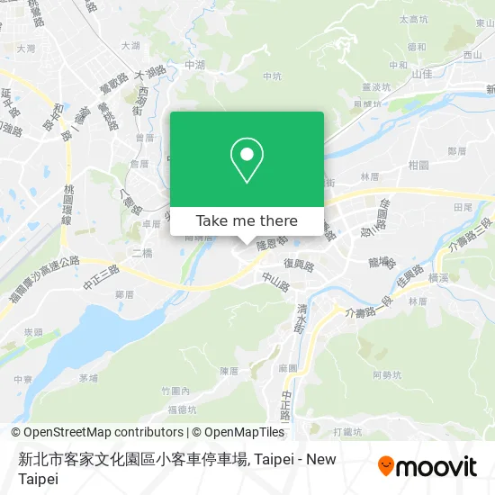 新北市客家文化園區小客車停車場 map
