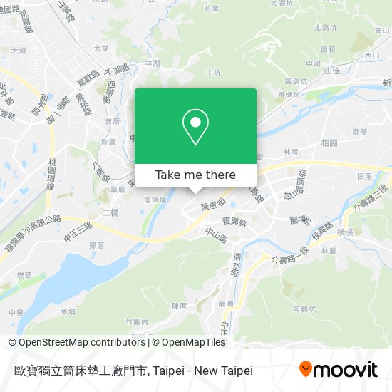 歐寶獨立筒床墊工廠門市 map