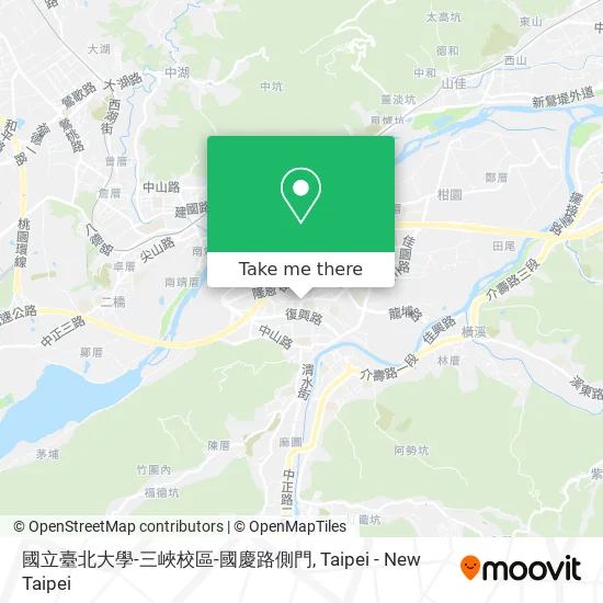 國立臺北大學-三峽校區-國慶路側門 map