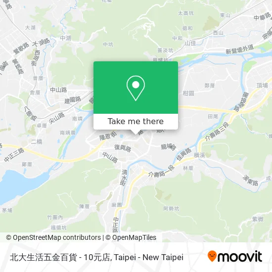 北大生活五金百貨 - 10元店 map