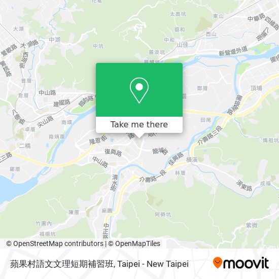 蘋果村語文文理短期補習班 map