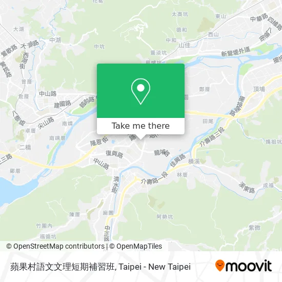 蘋果村語文文理短期補習班地圖