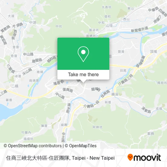住商三峽北大特區-住匠團隊地圖