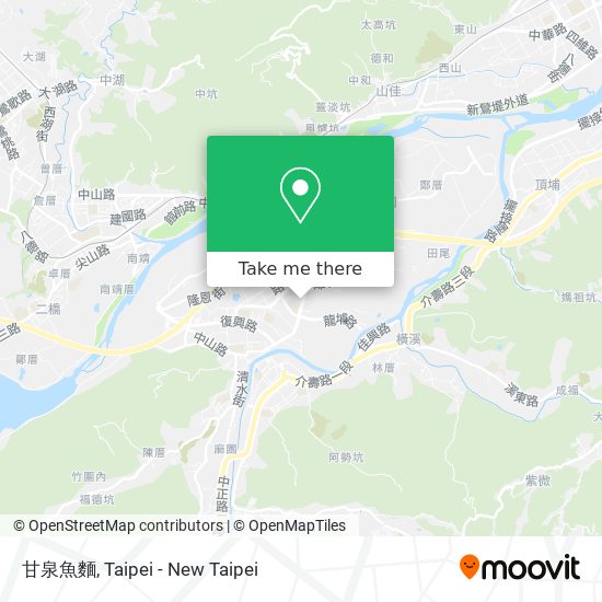 甘泉魚麵 map