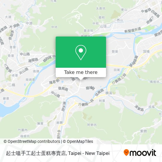 起士嗑手工起士蛋糕專賣店 map