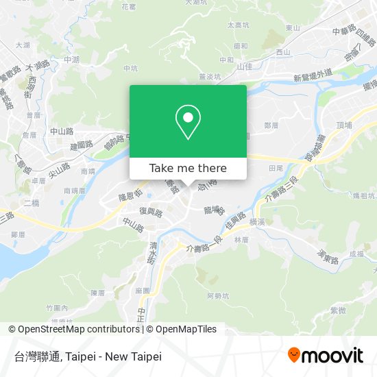 台灣聯通地圖