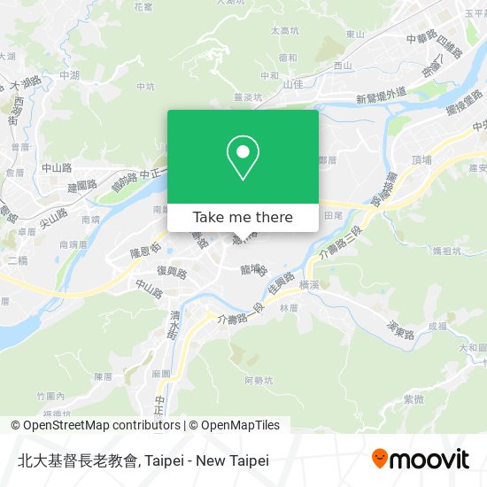 北大基督長老教會 map
