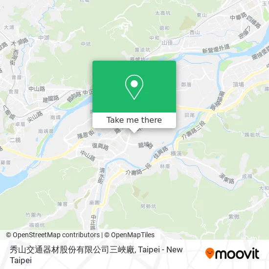 秀山交通器材股份有限公司三峽廠 map