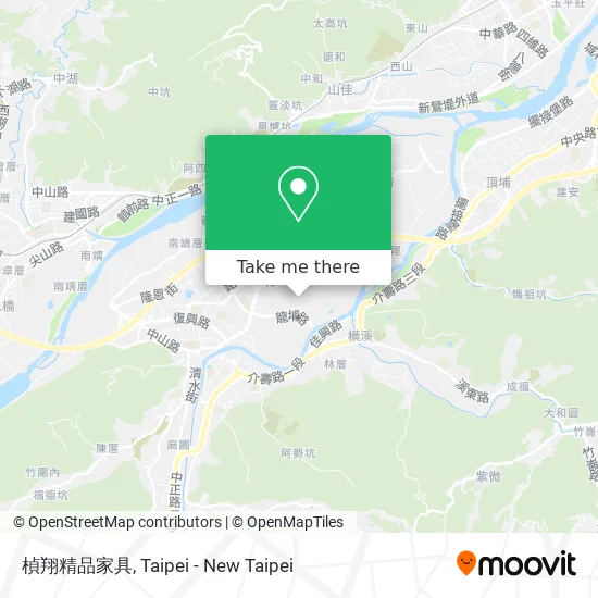 楨翔精品家具地圖