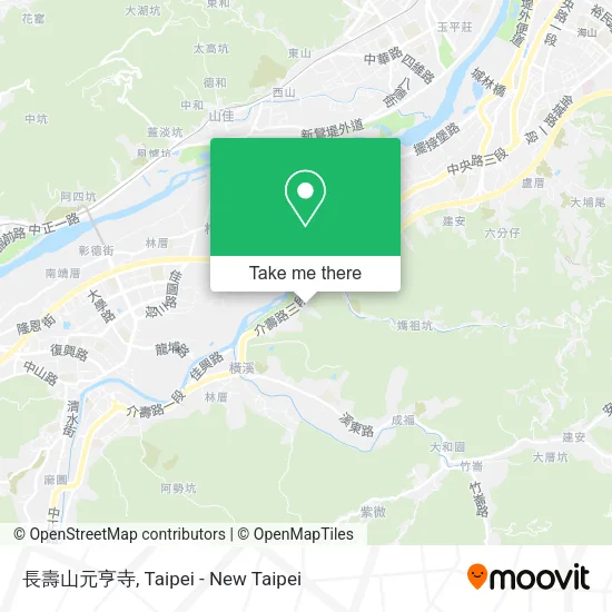 長壽山元亨寺地圖