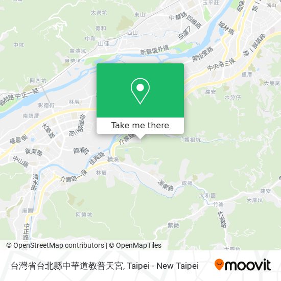 台灣省台北縣中華道教普天宮 map