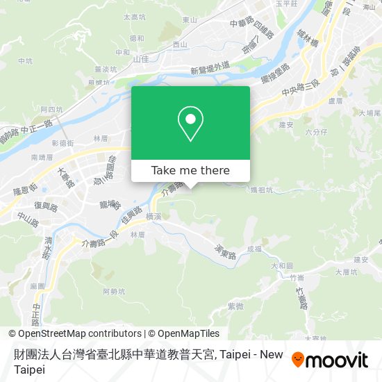 財團法人台灣省臺北縣中華道教普天宮 map