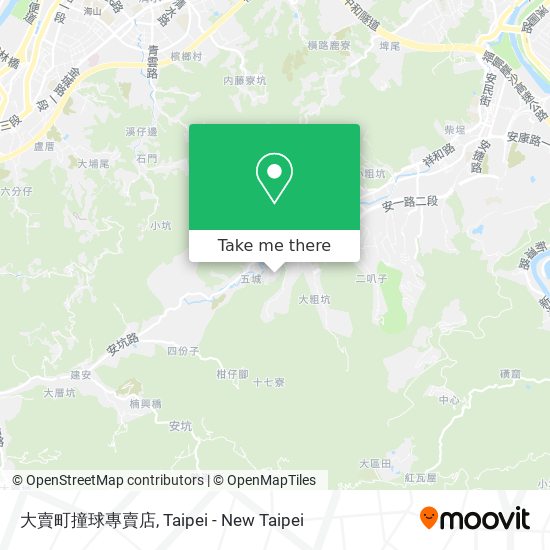 大賣町撞球專賣店 map