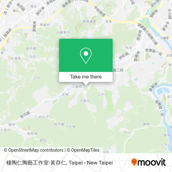 棲陶仁陶藝工作室-黃存仁地圖