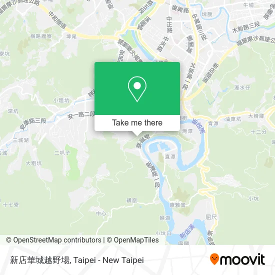新店華城越野場 map