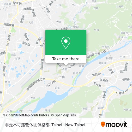 非走不可露營休閒俱樂部 map