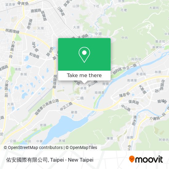 佑安國際有限公司地圖