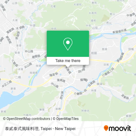 泰貳泰式風味料理地圖