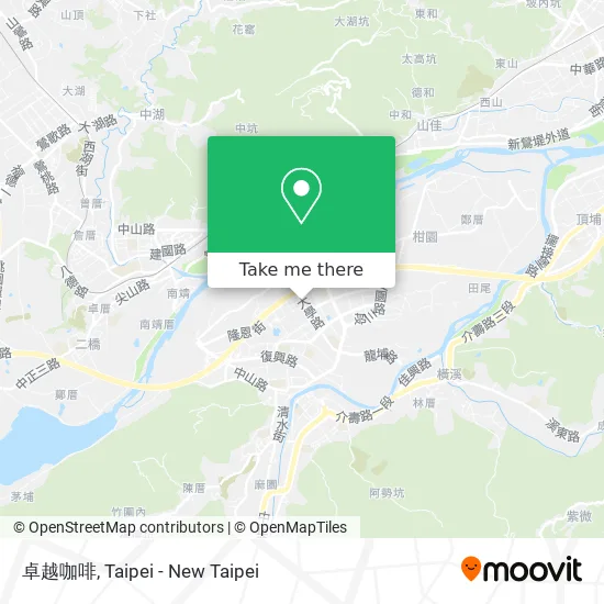 卓越咖啡 map