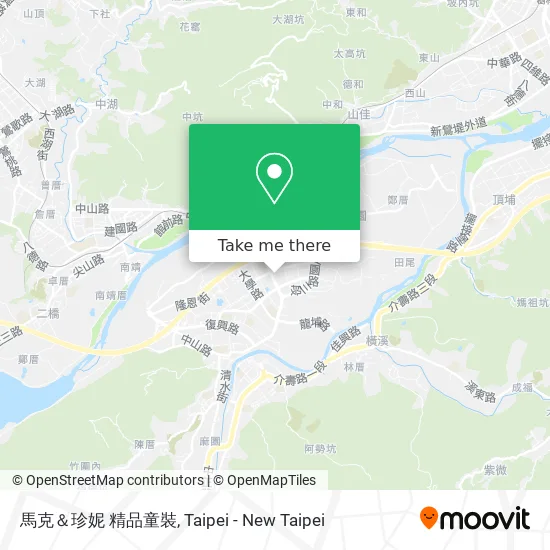 馬克＆珍妮 精品童裝地圖